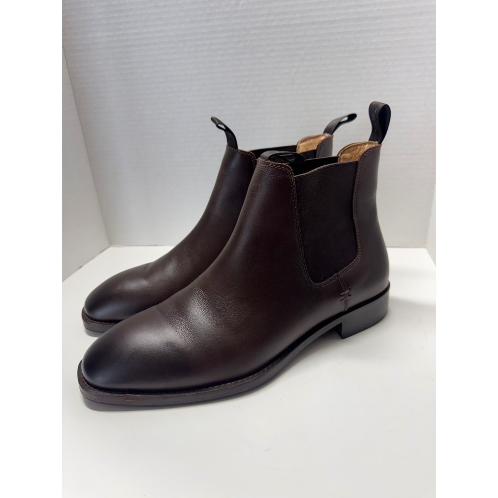 Rodd & Gunn Farmlands Chelsea Boot Brown Leather EUR 43 Men 10 ZX0534